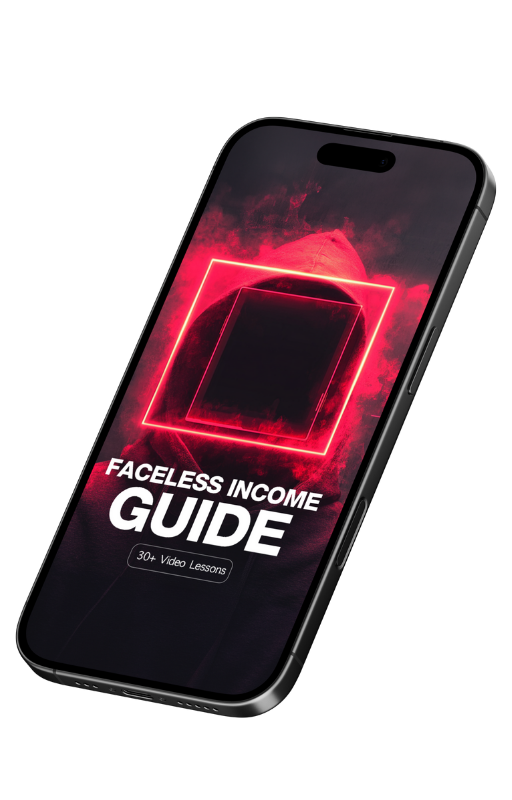 Faceless Income Guide - Mobile Device Preview